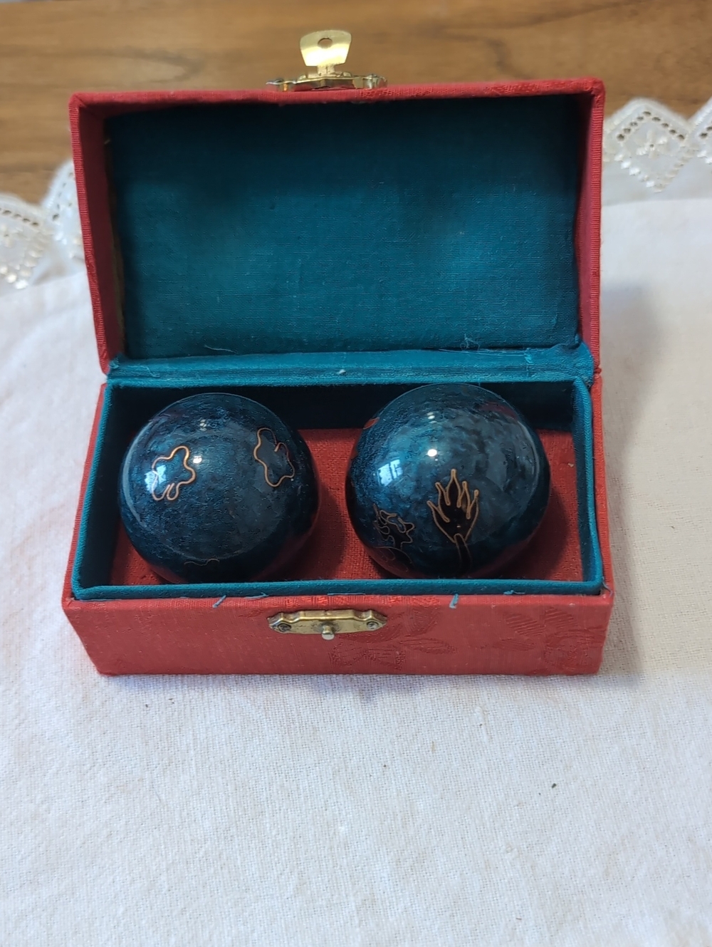 Vintage Chinese Baoding Balls also widely known as Chinese Health Meditation